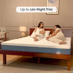 urbanbed Latexcore Support With Pincore Hole Orthopedic Dual Side 5 Inch King Size (With 2 Free Memory Foam Pillows) image 2