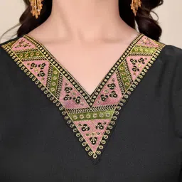 houseofcommon Women Cotton Rayon Kurta Pyjama Set image 5