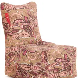 style homez Large CANVAS CLASSIC CHAIR, Cotton Paisley Printed Bean Bag Chair With Bean Filling-picture-23