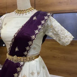 mr y Embroidered Semi Stitched Lehenga Choli image 4