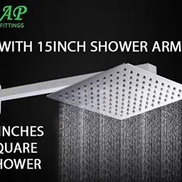 ZAP BRE305 Breeza 100% Brass 3in1 Wall Mixer | Hand Shower with 1.5 Meter & Overhead image 4