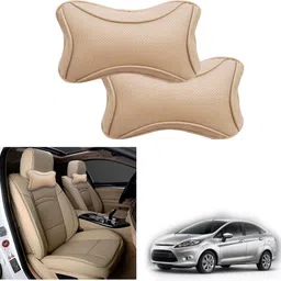 Beige Leatherite Car Pillow Cushion for Ford-image-57
