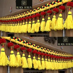 black berlin Authentic Handcrafted Toran: Celebrating India's Artistic Heritage Toran image 4