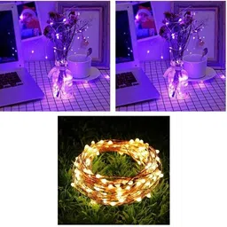 nirvair 124 LEDs 15 m Multicolor Steady Strip Rice Lights-picture-31