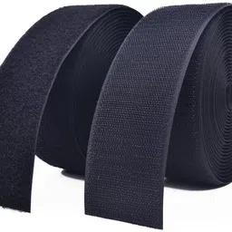 phoeentm - 3 Meter Black Hook & loop, 25mm(1 Inch) W, Non Adhesive, Sew-On Velcro Tape Sew-on Velcro-picture-28