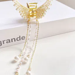 PolluxCraft Women Embellished Butterfly Hair Claw Clip image 5