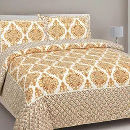 EasyGoods Printed 240 TC Pure Cotton King Bedsheet with 2 Pillow Covers-picture-26