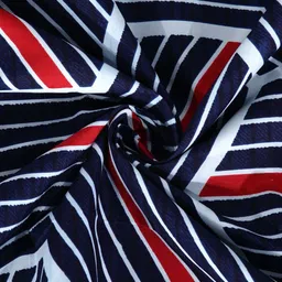 Arrabi Pink & White Geometric 300 TC 2 King Bedsheet with 4 Pillow Covers image 3