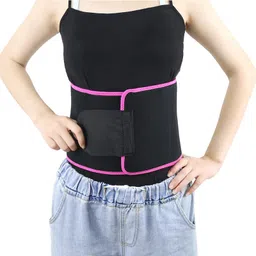 Waist Trainer Women - Waist Cincher Shapeware Trimmer for Slim Belly | Slimming Body Shaper Belt Pink image 4