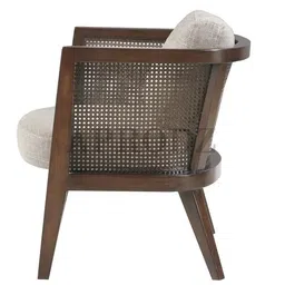 APRODZ Theodore Armchair in Cane Work (Teak Wood, Walnut) image 3