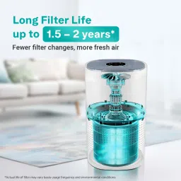 EUREKA FORBES 230 Air Purifier with Surround 360 Degree Air Intake Technology (4-Stage Air Filtration, White) image 2