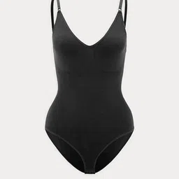 sjeware Women's Shapewear Bodysuit Tummy Control Body Shaper Seamless Sculpting Snatched Waist Body Suit Multipurpose (L) image 2