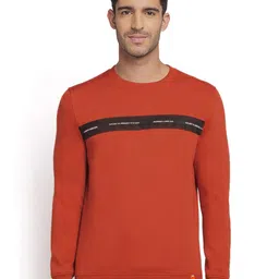 Wildcraft Men Rust Cotton Sweatshirt-picture-18
