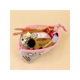 NFI Essentials Printed Makeup Pouch for Women, Transparent Stylish Travel Cosmetic image 2