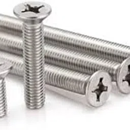 SYLIX M5 x 50mm Length Stainless Steel CSK Phillips Head Screw | Countersunk Phillips Head Screw, Fully Threaded | 100% Stainless Steel for Home, Industrial, Plumbing (25pcs) image 2