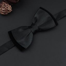 PELUCHE Unisex Black Bow Tie-picture-48