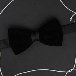 PELUCHE Unisex Black Bow Tie-picture-4