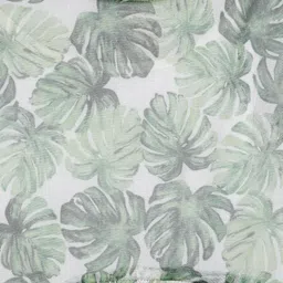 Blue Giraffe Girls Green Leaf Print High-Low Top image 4