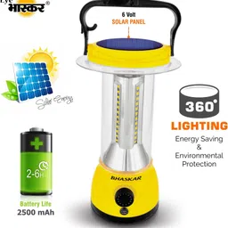 eye bhaskar Hi Bright LED Rechargeable with Android Charger 6 hrs Lantern Emergency Light image 2