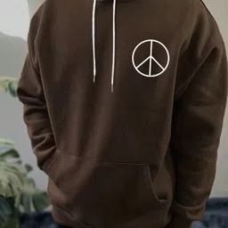 benny brooks Men Full Sleeve Printed Hooded Sweatshirt image 2