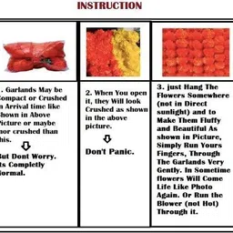 ecofriendly Yellow orange mix Marigold(Pack of 10)Artificial flower for Home Decoration Multicolor Marigold Artificial Flower image 4