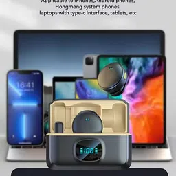 hryfine Professional Q8 Long Clip-on Continuity cancelling lavalier for iOS,Type C Microphone image 5