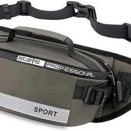 KRAPTICK Cross-Body Waist Bag -Waterproof Waist Bag, Multi-Functional Running Waist Belt for Travel and Hiking, Men's Waist Pouch, Ideal for Outdoor Adventures-picture-28