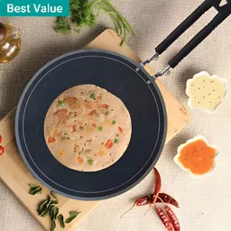 3 mm Thick heavy quality Indian iron Tawas for roti/chapati/paratha etc. (25 cm dia) Tawa 25 cm diameter-image-8