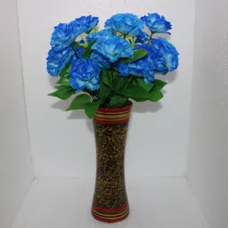 tfh Blue Carnations Artificial Flower image 2