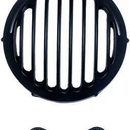 bike auto accessories Royal Enfield Classic Reborn 350 Headlight (Set of 12) Bike Headlight Grill image 2