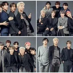 mm9e ABMG, BTS, BTS KOREAN SINGER COLLAGE , BANGTAN SONYEONDAN 5054, PRINTED GIFT FOR FRIENDS Ceramic Coffee Mug image 3