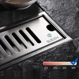 carnival Floor Stainless Steel Push Down Strainer image 5