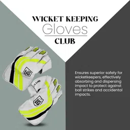 ug sports Cricket Leather Advanced Protection Standard Pair | Club-Youth Wicket Keeping Gloves image 2