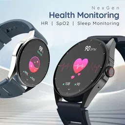 Pebble Cosmos Valor 1.43"Amoled Display, BT Calling, Multi Sports Modes, Rotating Crown Smartwatch image 5