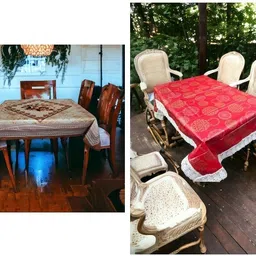 kashhtu Polyester 6 Seater Floral Table Cover-picture-25