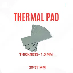 Truebond Thermal Pad (pack of 6) 6W/Mk Size 20 * 67(0.5,1,1.5) Thermal Carbon Based Thermal Paste-picture-15