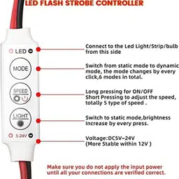 esp Strip Flasher Blinker 2 PCs LED Controller Light Electronic Hobby Kit image 2