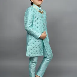 ahhaaaa Boys Embellished Sherwani Set image 5