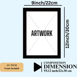 arcapture Motivational Quotes Wall Painting for Home Decoration for Living Room, Bedroom Digital Reprint 12 inch x 9 inch Painting image 3