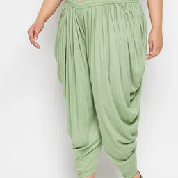 CLORA CREATION PLUS Women Dhoti Pant image 2