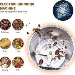 praaj Premium Coffee Grinder & Spice Grinder – Portable Blue Kitchen Essential 300 W Juicer Mixer Grinder image 5
