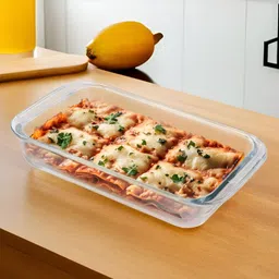 The Better Home Transparent Glass Rectangle Bakeware-picture-14