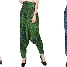 narnari Printed Rayon Women Harem Pants-picture-26