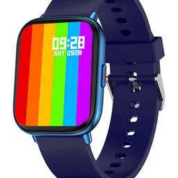 French Connection Blue Solid Fit Pro Full Touch Smartwatch image 4