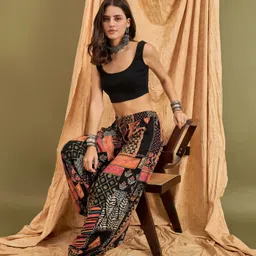 inweave Printed Rayon Women Harem Pants-picture-12