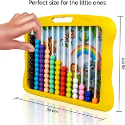 pezyox Fantasy Slate 2-in-1 Scribble & Count Educational Activity Set for Kids 2+ Years image 3