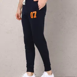 metronaut by flipkart Solid Men Dark Blue Track Pants image 4