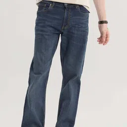 snitch Men Boot-Leg Low Rise Blue Jeans image 2