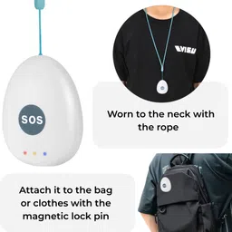 fetaca 4G GPS SOS Alarm Device | Tracker with Free 6 Months SIM & App Access GPS Device image 3