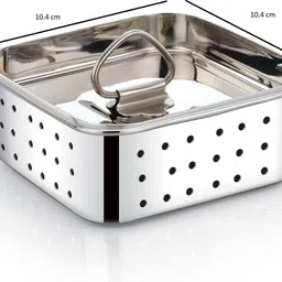 breyers Stainless Steel Square Shape Indian Paneer Maker /Tofu Press Mould Paneer Mould Collapsible Strainer image 3
